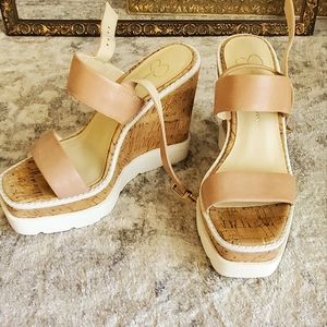 jessica simpson maede wedge sandal in natural